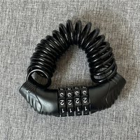 AliExpress NONE Durable Classic Helmet Lock Chain 4 Digit Password Combination Portable Scooter Bike Motorcycle Anti-theft Cable Lock