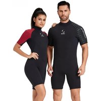 3MM Men Neoprene Wetsuit Scuba Diving Windsurf Hunting Surf Swimwear Underwater Fishing Swimming Short Sleeve Wetsuit Kitesurf