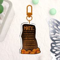 I Have No Mouth And I Must Scream AM Acrylic Keychain Sci-Fi Horror Novel Character Pendant Dystopian Horror Book Fan Gift