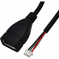 USB to 4P MX1.25 cable, 4P MX1.25 Female to USB 2.0 Female/ Male Cable USB to Dupont 4 pin Data Cable