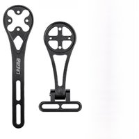 LINGMAI Bicycle Computer Mount Integrated Handlebar Extend /Stem Adjustable Bracket For Wahoo/Bryton/XOSS/Garmin Speedometer