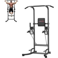 Power Tower Dip Station Pull Up Bar Home Adjustable Multi-Function Power Tower Abdominal Exercise for Fitness Workout Equipment image 4