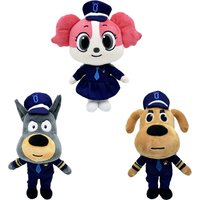 1/3pcs Sheriff Labrador Dog Plush Toy Security Sergeant Labrador Wolf Dog Cartoon Doll Boys Girls Soft Stuffed Toys Children Gif