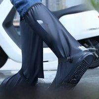 AliExpress LUCKSTONE High Tube Outdoor Waterproof Rain Anti-Slip Cycling Shoe Covers Motorcycle Pocket Service Hiking Shoes Fishing Wading Play Water