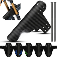 AliExpress NONE Mountain Bicycle Fenders Plastic carbon fiber Colorful Front /rear Bike Mudguard Mtb Bike Wings Mud Guard Cycling Accessories