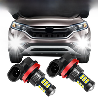 2X Car LED Fog Light Bulb For Honda CR-V CRV CR V 2007-2019 2010 2011 2012 2013 2014 2015 2016 2017 2018 Automoble Accessories