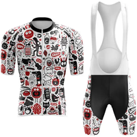 AliExpress NONE Funny Cycling Jersey Set 2023 Summer Cycling Clothing MTB Bike Clothes Uniform Maillot Ropa Ciclismo Men's Outdoor Bicycle Wear