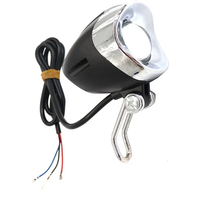 AliExpress NONE 24V36V48 Universal Foldable Electric Bicycle with LED Spotlights, High Brightness Headlights, Built-in Horn Headlights