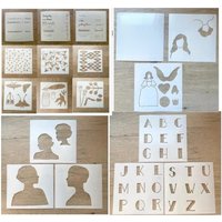 2023 New DIY Stencils Painting Scrapbook Coloring Embossing Album Decorative Paper Card Template W1087
