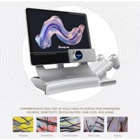 Intelligent T5 AI Scalp Skin Analyzer 200x Magnification Digital Microscope 15.6" Screen Home Commercial Use AI Skin