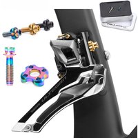 AliExpress NONE RISK Road Bike Bicycle Front Derailleur Shift Bolt Screw Washer M5x16mm Titanium Alloy Curved Spacer Folding Bike