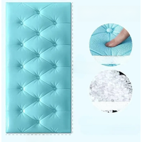 3-6pc/Set Self Adhesive Tile Wall Sticker Home Decor 3D PVC sticker Covers For Kitchen Cupboard Bathroom Waterproof Wallpaper