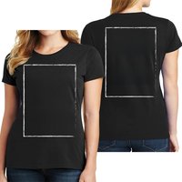 UE Size Custom Team T-shirt for Women, Add Your Own Design in Front and Back, Print and Text, High-quality T-shirt for Men