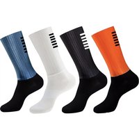 AliExpress NONE Silicone Cycling Aero Socks Anti Socks Slip Men Bicycle Sport Running Bike Socks