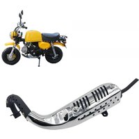 AliExpress XCMT Entire Motorcycle Exhaust pipe Muffler For Honda Mini Trail Motorcycle Monkey Bike Z50 Z50J Z50R Z50A Universal