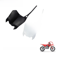 AliExpress LING QI Pit Dirt Bike Front Number Plate Motorcycle CRF 110 Fairing Mask Plastic Body Cover Universal for CRF110 125 Parts