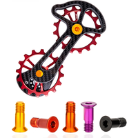 AliExpress ZTTO 2pcs Bicycle Rear Derailleur Jockey Wheel Bolts Pulley Screws AL7075 Mountain Road Bike Guide Pulley Roller Idler Screws