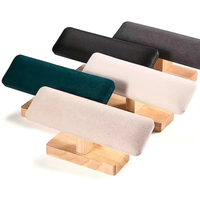 New T-Bar Vintage PU Leather / Velvet Bracelet Chain Watch Rack Jewelry Organizer Hard Display Stand Holder Size