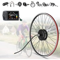 Zestaw do konwersji roweru na rower elektryczny z silnikiem Bafang 48V 500W, montowanym w piastę, z hamulcami V, bezszczotkowym silnikiem i przekładnią, do kół o średnicy 20'', 26'', 27.5'', 28'', 29