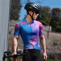 AliExpress INBIKE Summer Men's Short Sleeve Cycling Jersey Road Cycling Shirt Full Zipper with Pockets Mountain Bike Cycling Jersey Cycling