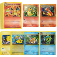 1996 1st Edition Pokemon Foil Flash Cards Charizard Blastoise Venusaur Mewtwo Game Collection PTCG Proxy Cards