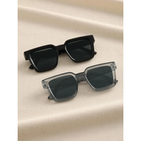 AliExpress Fairmarry 2/3 pcs Women Men Square Frame Fashion Sunglasses For Vacation Driving UV400 Cycling Accessories