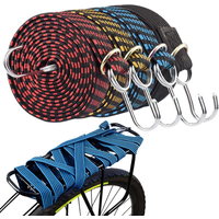 AliExpress Elastics Rubber Luggage Rope Cord Hooks Bikes Rope Tie Luggage Roof Rack Strap Fixed Band Hook Bicycle Motorcycle Accessories
