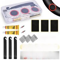 AliExpress Bike Bicycle Flat Tire Repair Kit Tool Kit Strong Sticky MTB Cycling Rode Bike Rubber Glue Valve Lever Tire Patch Repair Tool