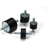 1/2/4/6/10Pcs M3 M4 M5 M6 M8 Male-Male Thread Shock Absorbers Dia 8-40mm VV-Type Rubber Mount Anti Vibration Silent Block