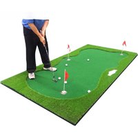 PGM Indoor Golf Putting Green 100x300cm Indoor Outdoor Training Putter Mat Practice Putting Green for Home Use GL006