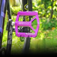 AliExpress LUNJE Bicycle Pedal Mountain Bike Peilin Bearing Pedal Road Bike Aluminum Alloy Pedal With Anti Slip Nails