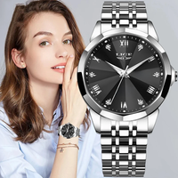 LIGE Fashion Waterproof Watches Women Sport Military Quartz Watch For Women Top Brand Luxury Luminous Watch Ladies Montre Femme