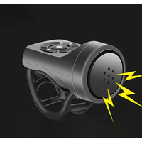 AliExpress NONE USB Rechargeable Bicycle Electric Bell Motorcycle Horn 4 Modes Mountain Bike Bell Cycling Anti-theft Alarm Horn Bike Accessories