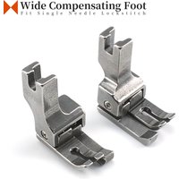 CR1/32E CR1/16E CL1/32E CL1/16E Left / Right Wide Compensating Presser Foot For Single Needle Lockstitch Sewing Machine 0.1 0.2