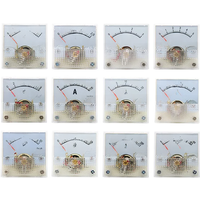 91C4-A Current Meter Gauge Analog DC Ammeter 1A2A3A5A 10A 15A 20mA 30mA 50mA 45*45mm