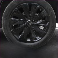 For BYD Song Plus DMI Seal U Sealion 6 Car Hub Exterior Sticker Bright Black Warrior Wheel Rim Modification Car Accessories