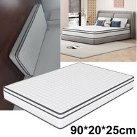 Matelas Superaly 90x200x25cm, matelas à ressorts ensachés, matelas ultra-silencieux de dureté moyenne avec mousse confort, respirant 3D