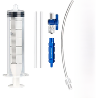 AliExpress riderace Bike Tubeless Tire Liquid Injection Tool 60ML Syringe MTB Road Bicycle Tire Fluid Injection Tool Presta Valve Core Removal Tool