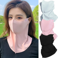 AliExpress NONE Women Summer UV Protection Neck Scarf Ice Silk Face Mask Cover Outdoor Wrap Cover Sports Cycling Sun Proof Sunscreen Dustproof