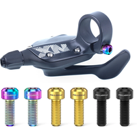 AliExpress RISK 2pcs Titanium Alloy Shifter Fixing Bolts M5X14mm Brake Lever Bolts For MTB Derailleur Fixing Screw For Cycling Bicycle Shifter