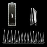 70/140pcs Dual Forms Nail Model Full Cover Dual Nail System Form Acrylic Nail Art Mold Artificial Nail Tips for Extension