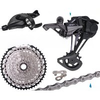 AliExpress Shimano SHIMANO DEORE XT M8100 Groupset with M8100 Shifter Rear Derailleur CN-M6100 Chain Original and Cassette Sprocket 50T/52T