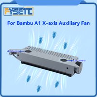 For Bambu A1 X-axis Auxiliary Fan Upgrade High Quality Rapid Cooling Fan with Led Lighting 3D Printer Parts for Bambu A1