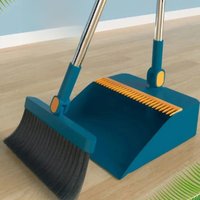 Two piece new broom set, dustpan combination, household sweeping broom, folding broom, wiper, dustpan, garbage shovel