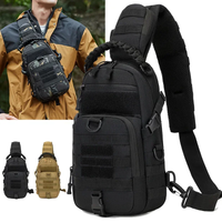 AliExpress scione Men's Camping Chest Bag Tactical Sports Shoulder Outdoor Fanny Pack Hiking Climbing Cycling Fishing MOLLE System Sling Bags