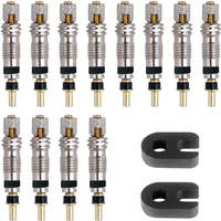 AliExpress Top Quality Presta Valve Core 2/6/12PCS Brass CNC FV MTB Road Bike Tubes Service Parts Tool Optional