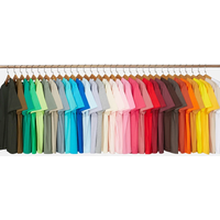 Loose Cotton Solid Tshirts Men Woman Short Sleeve Fashion Brand Trend Couple Clothing Tees Customized Candy Color Summer Tops
