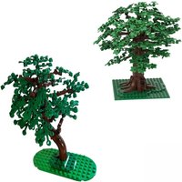 Spot small particle assembly building blocks MOC-183331 195pcs plant creative tree DIY educational toy building model gift set o