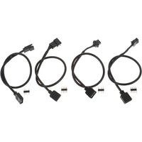 Motherboard RGB Adapter Conversion Cable 5V 3 Pin / 12V 4 Pin 30cm RGB Led Strip Light for PC Computer LED Light Strip Line