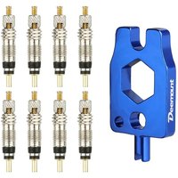 AliExpress DEEMOUNT Brass Presta Valve Core Set W/ Aluminum Remover N Rubber O-ring Optional MTB Road Bike Tubeless Tire Replacements Parts